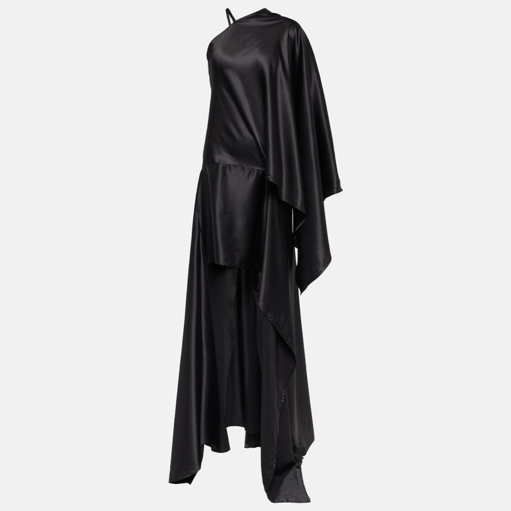 ACNE STUDIOS Asymmetric satin gown - Picture 7 of 7